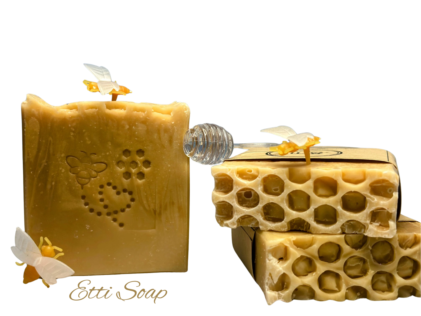 Royalty Honey Soap Bar | Handmade Honey Soap with Golden Glow