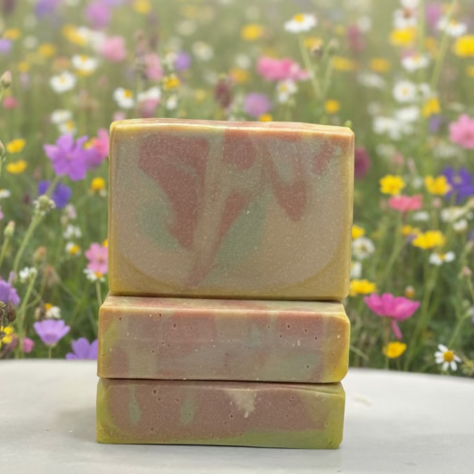 Wildflower Whispers | Coconut-Free Tallow Soap | Handmade Cold Process Bar