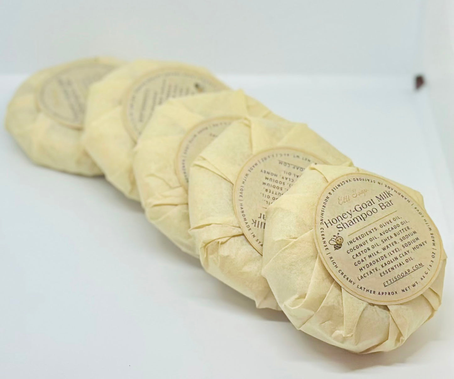 Honey & Goat Milk Shampoo Bar | Gentle & Nourishing Cleanse