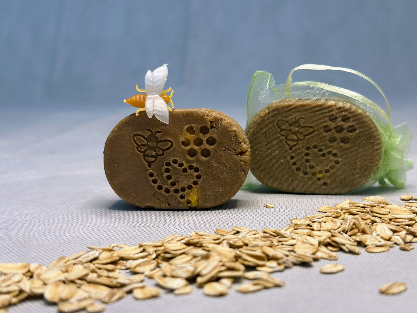 Oatmeal & Honey Soap Bar | Handmade Natural Soap with Vanilla & Orange