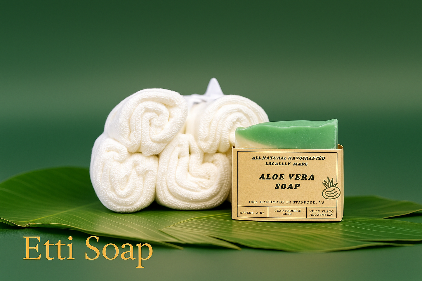 Aloe Vera Soap | Handmade Ylang-Ylang & Eucalyptus Natural Bar