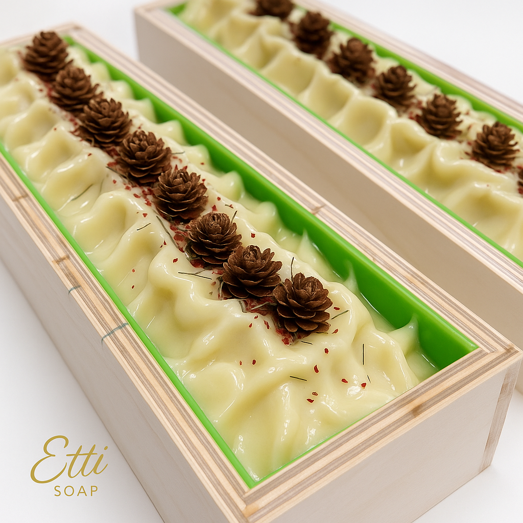 Collection of handcrafted soap bars with creamy lather and natural ingredients