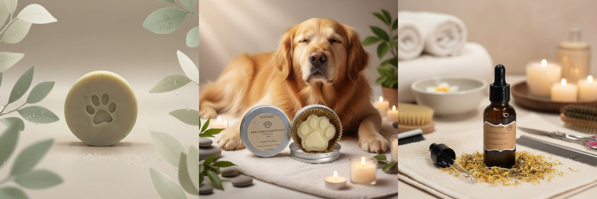Natural pet soap bar from Etti Soap – eco-friendly and gentle