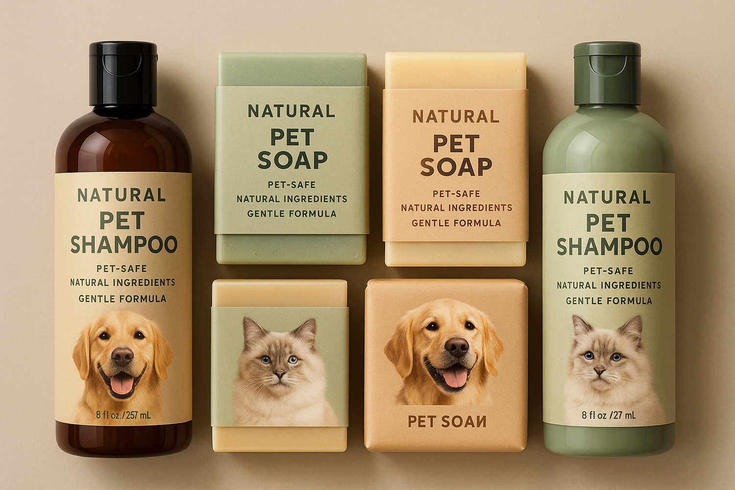Natural pet soap bar from Etti Soap – eco-friendly and gentle