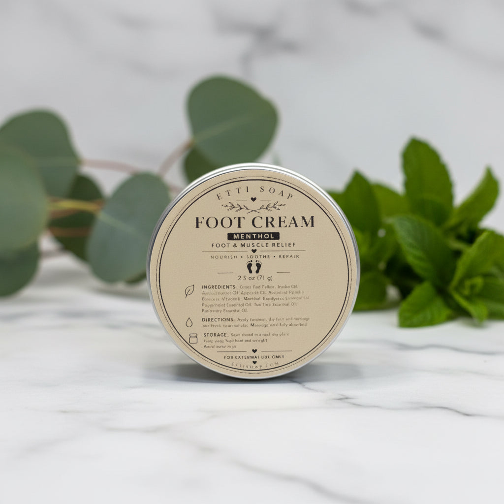Cooling Menthol Tallow Cream – Feet & Tired Muscles