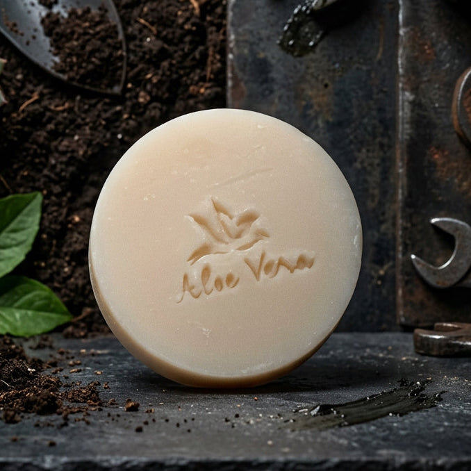 Heavy Duty Hand Soap Bar | Aloe Vera Lemon Myrtle - for Mechanics, Farm & Garden