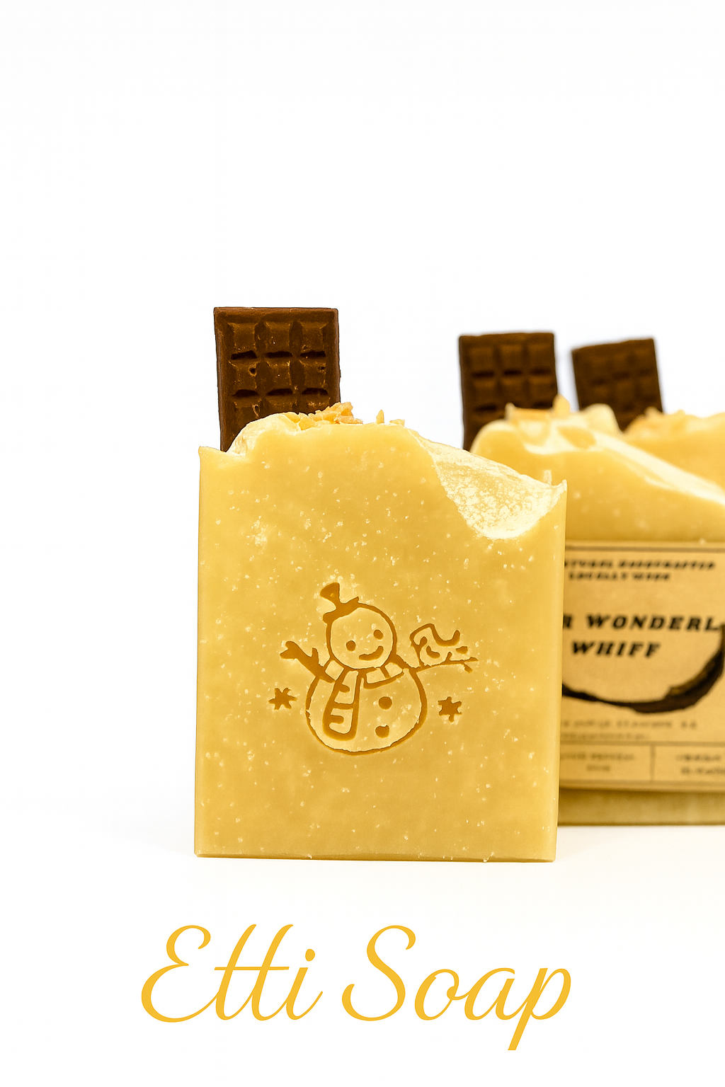 Citrus and spice artisan soap bar with creamy lather, handcrafted in small batches by Etti Soap.