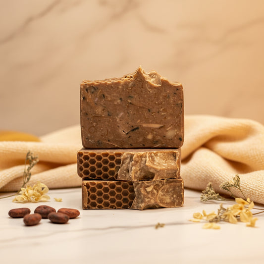 Cashmere Cocoa – Handmade Shea Butter Confetti Soap