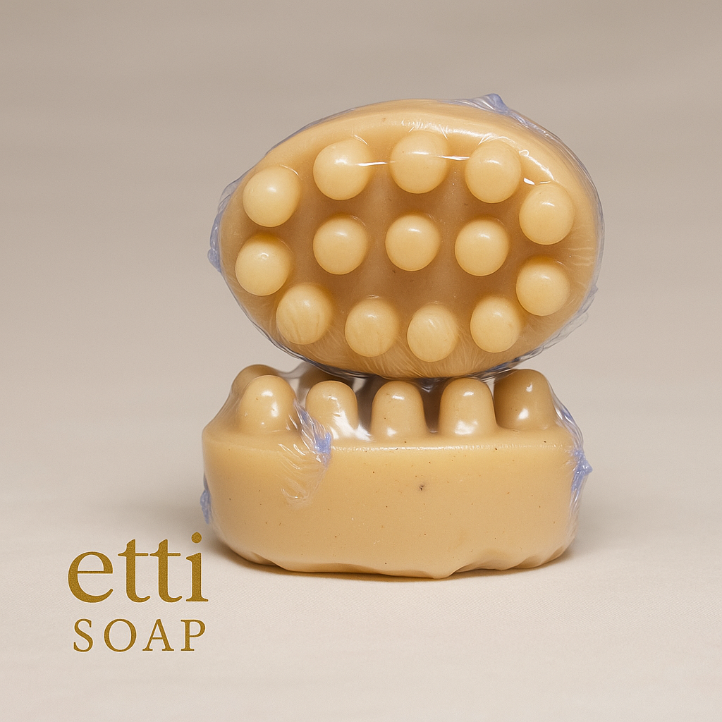 Etti Soap Goat Milk & Honey Oatmeal Dream Soap – small-batch natural exfoliating bar with nourishing oils and creamy texture.