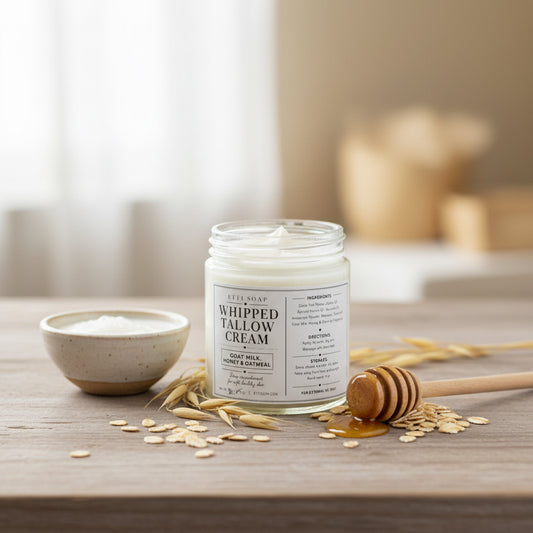 Whipped Tallow Cream Collection | Face & Body | ETTI SOAP