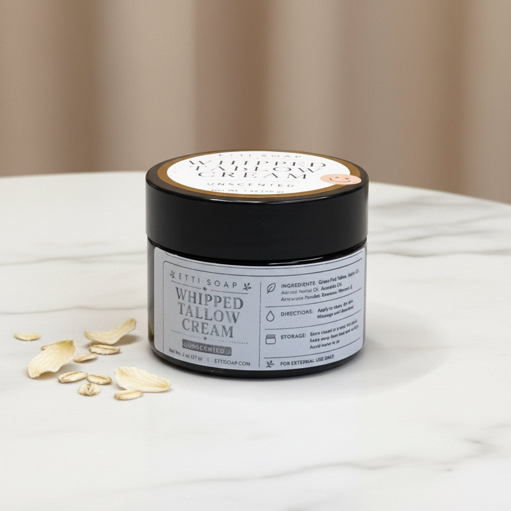 Whipped Tallow Cream Collection | Face & Body | ETTI SOAP