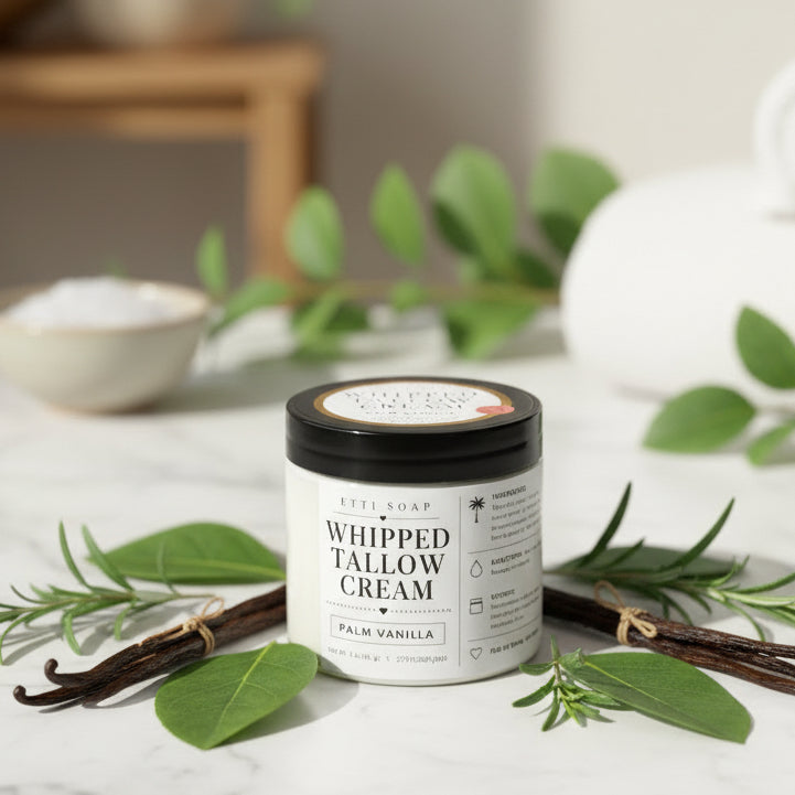 Whipped Tallow Cream Collection | Face & Body | ETTI SOAP