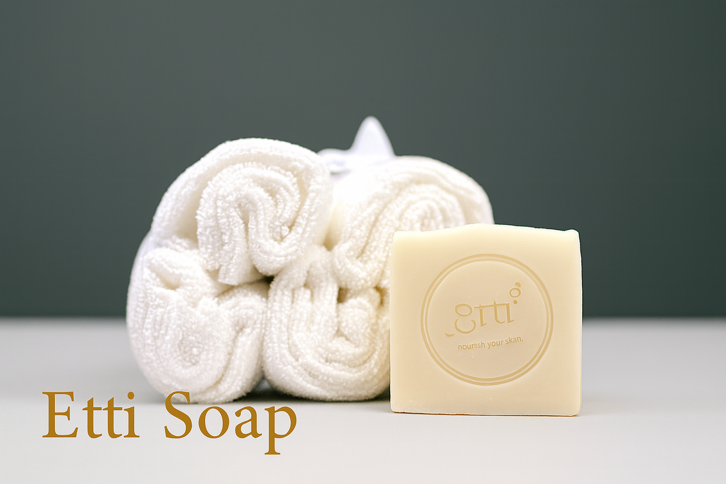 Handcrafted fragrance-free natural soap bar for sensitive skin, made with olive and coconut oils.