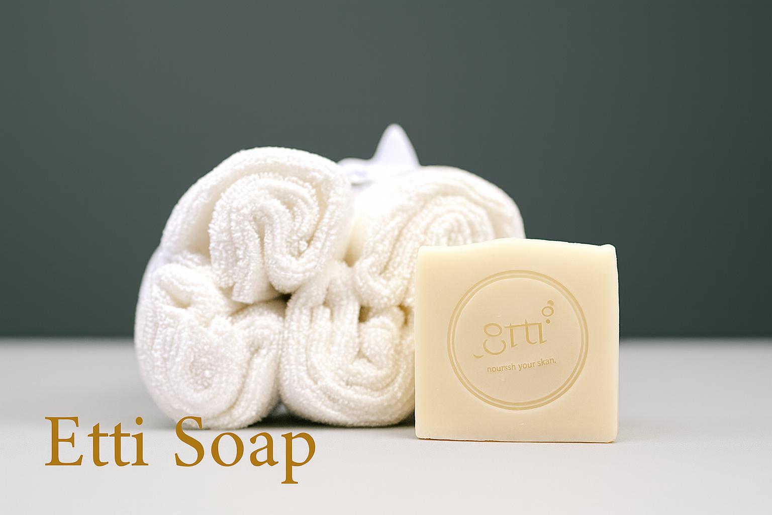 Handcrafted fragrance-free natural soap bar for sensitive skin, made with olive and coconut oils.