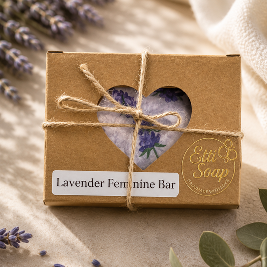 Lavender Feminine Bar | Handmade Lavender Cleansing Bar
