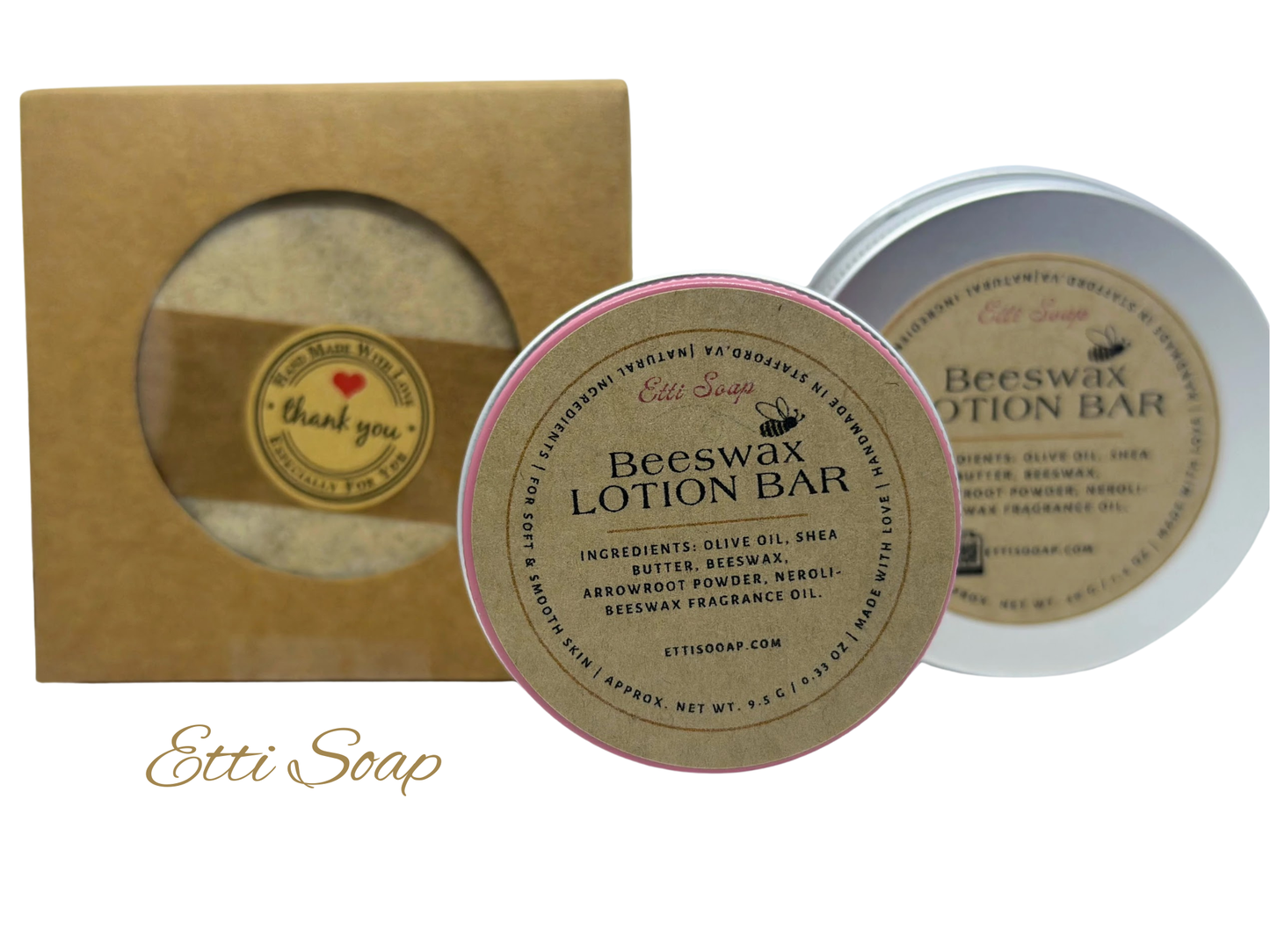Etti Soap Solid Lotion Bar – Sustainable, Handmade, and Plastic-Free Skin Care Product