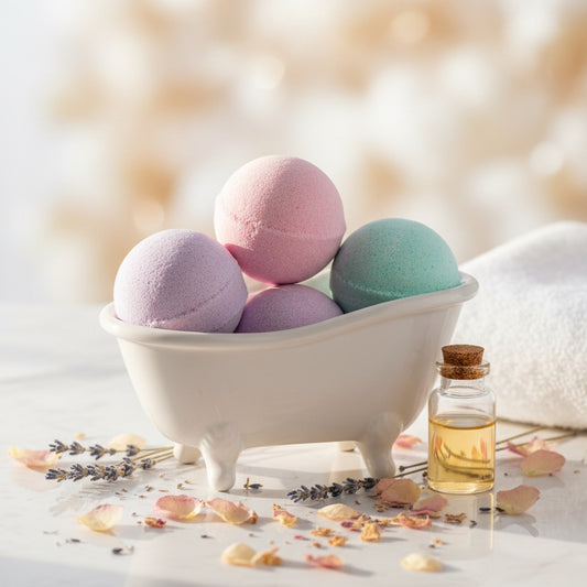 Goat Milk Bath Bombs | Handmade Set of 4