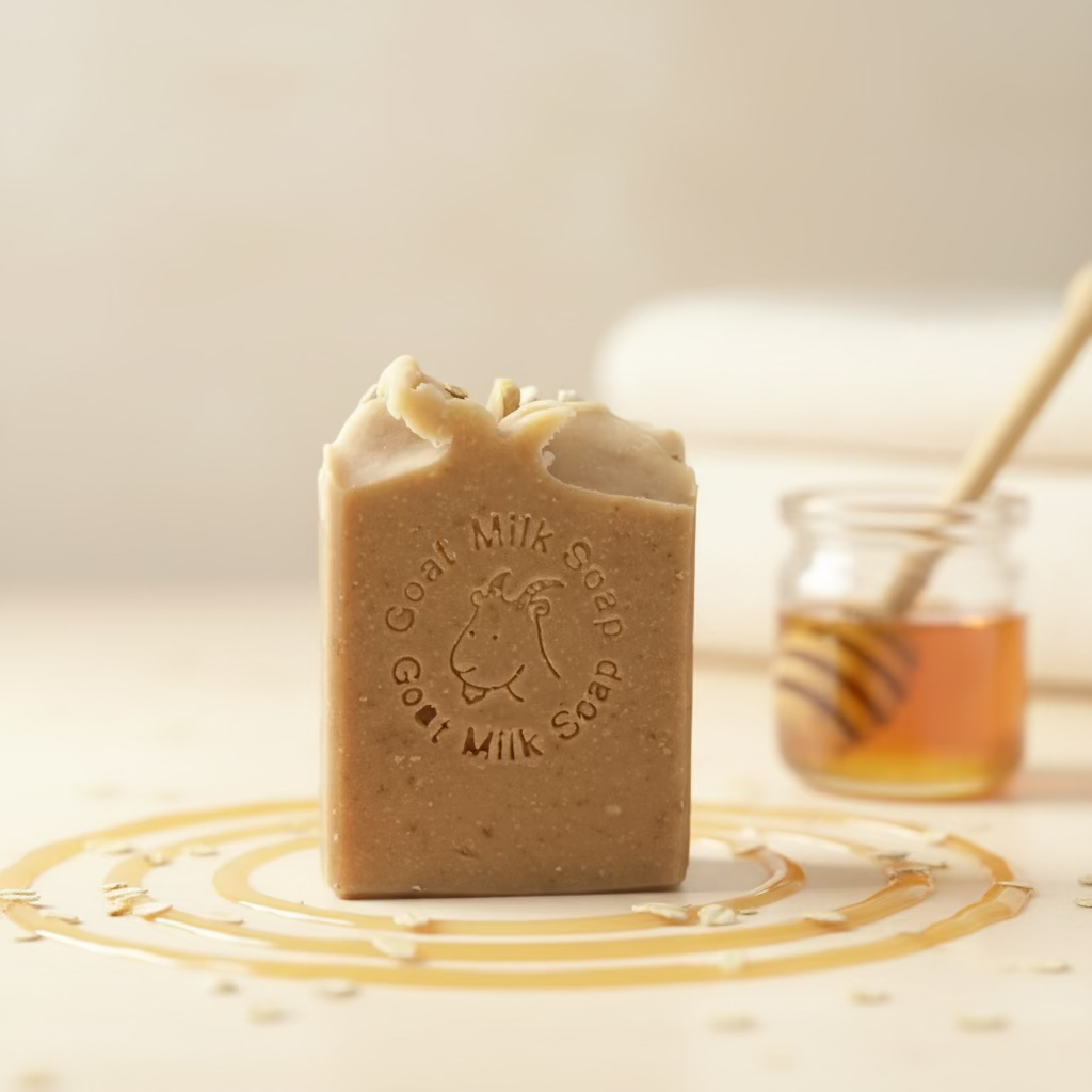 Cream Dream Handmade Goat Milk Honey Oatmeal Soap