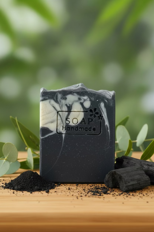 Charcoal Detox Soap | Tea Tree, Eucalyptus & Lemon Handmade Soap