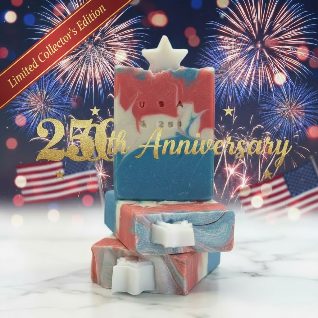 America 250 Anniversary Soap | Collectible Handmade Bar