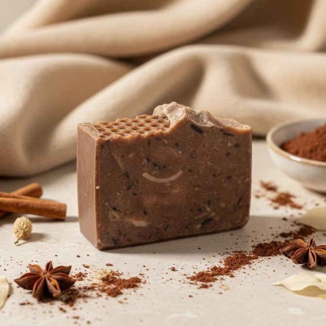 Cashmere Cocoa – Handmade Shea Butter Confetti Soap