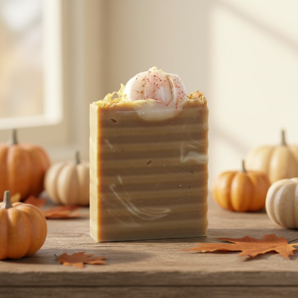 Pumpkin Field – Limited Edition Coconut Cream And Honey Handmade Fall Soap