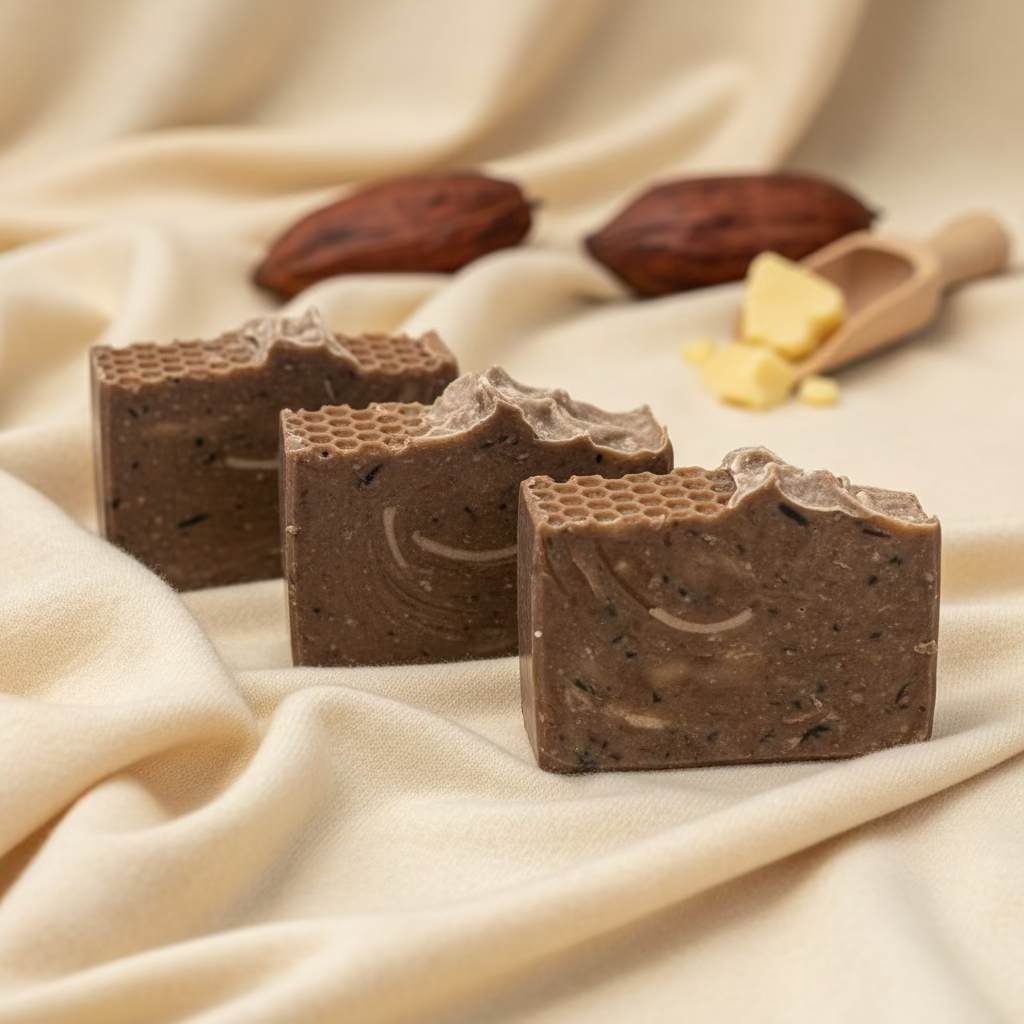 Cashmere Cocoa – Handmade Shea Butter Confetti Soap