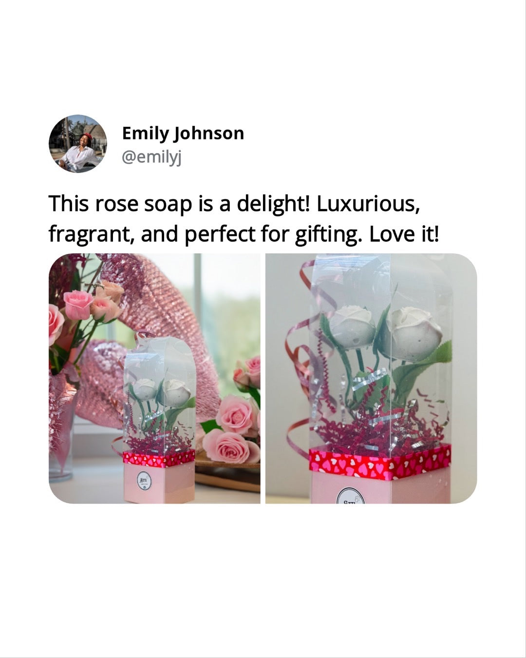 Be Mine Rose Soap | Handcrafted Valentine’s Day Rose Gift Soap