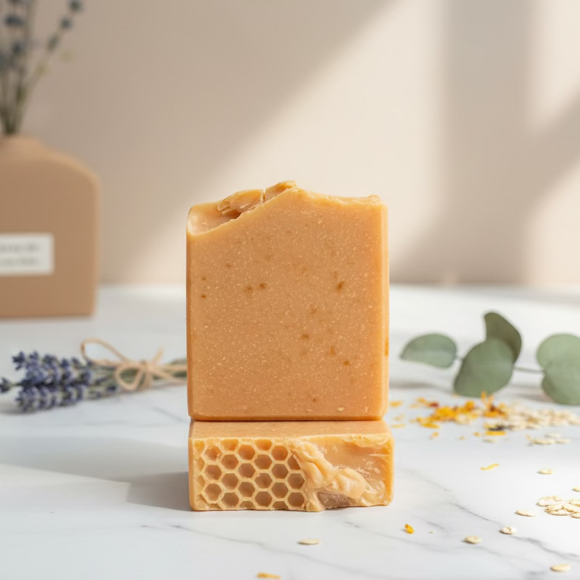 The Blushing Sister – Honey Tallow Mango Coconut Soap