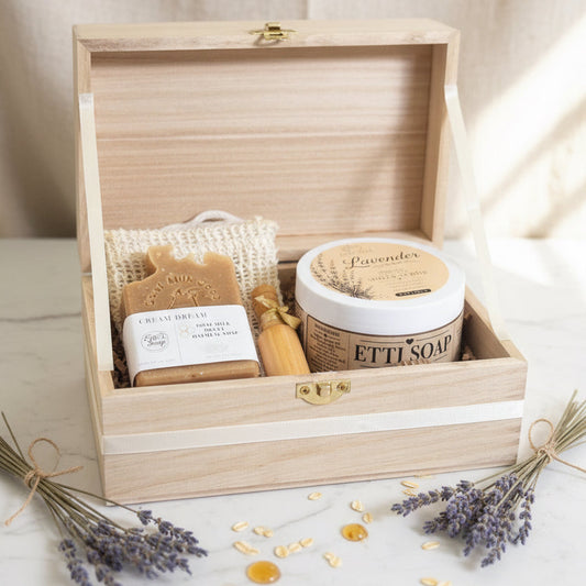 Goat Milk Spa Gift Set | Handmade Soap & Whipped Sugar Scrub