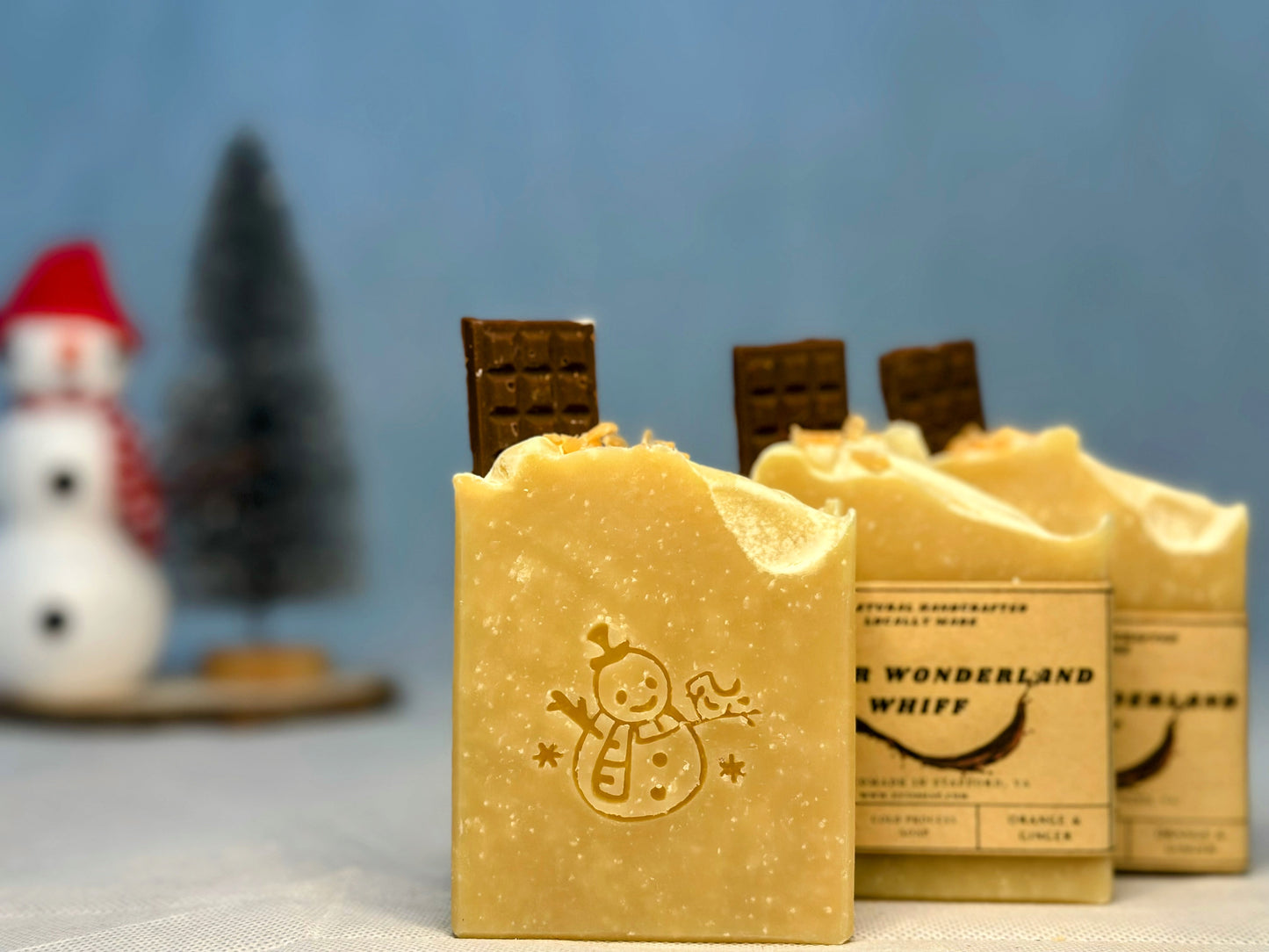 Winter Wonderland Whiff Soap | Handmade Orange & Ginger Natural Soap