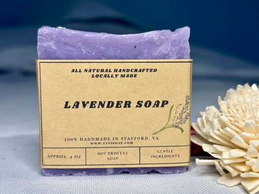 Lavender Soap | 100% Natural Hot Process Bar