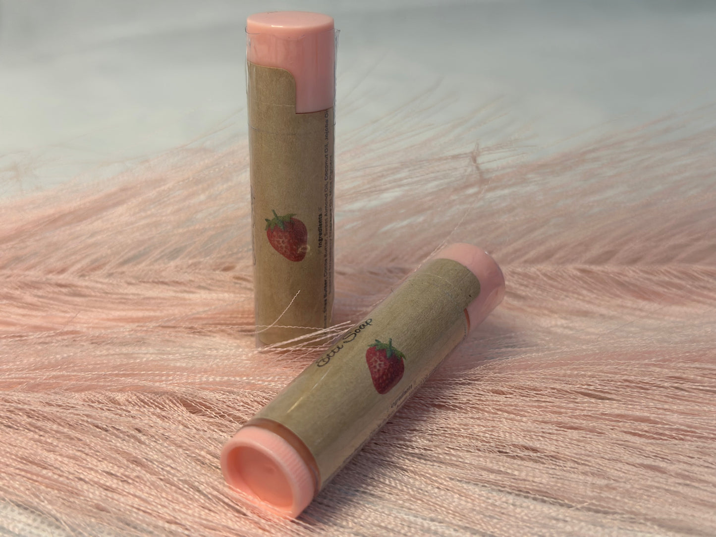 Sugared Strawberry Lip Balm | Handcrafted Natural Lip Care