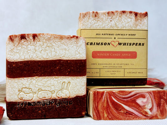 Crimson Whispers Soap | Handmade Natural Artisan Soap