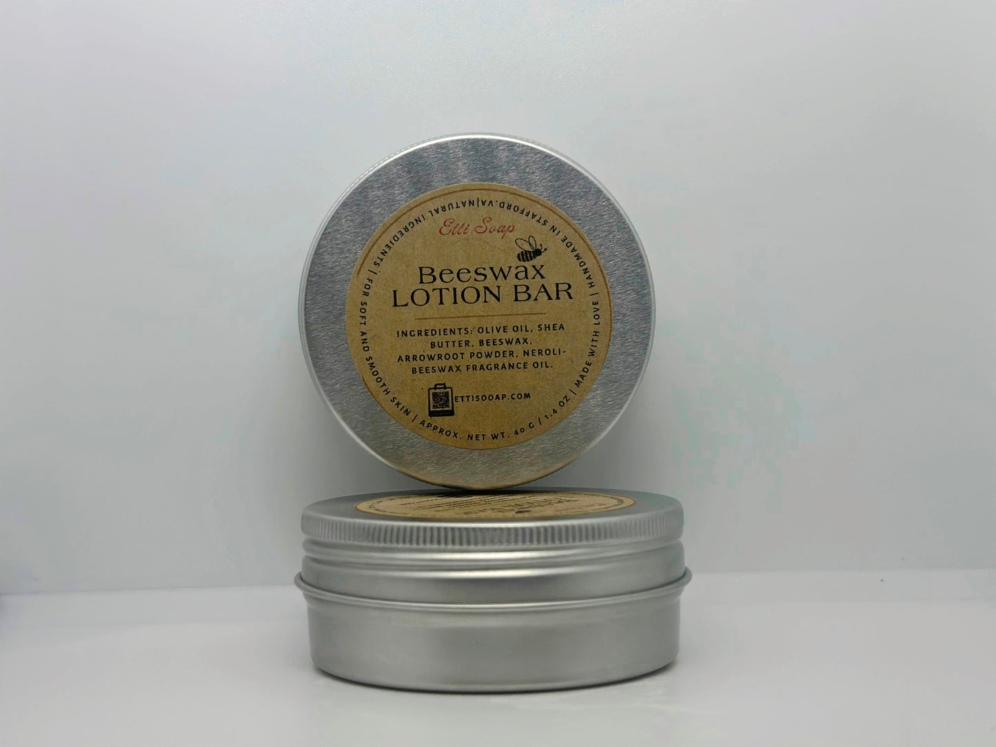 Beeswax Lotion Bar | Handcrafted Moisturizing Solid Balm for Soft Skin | Travel-Friendly Skincare