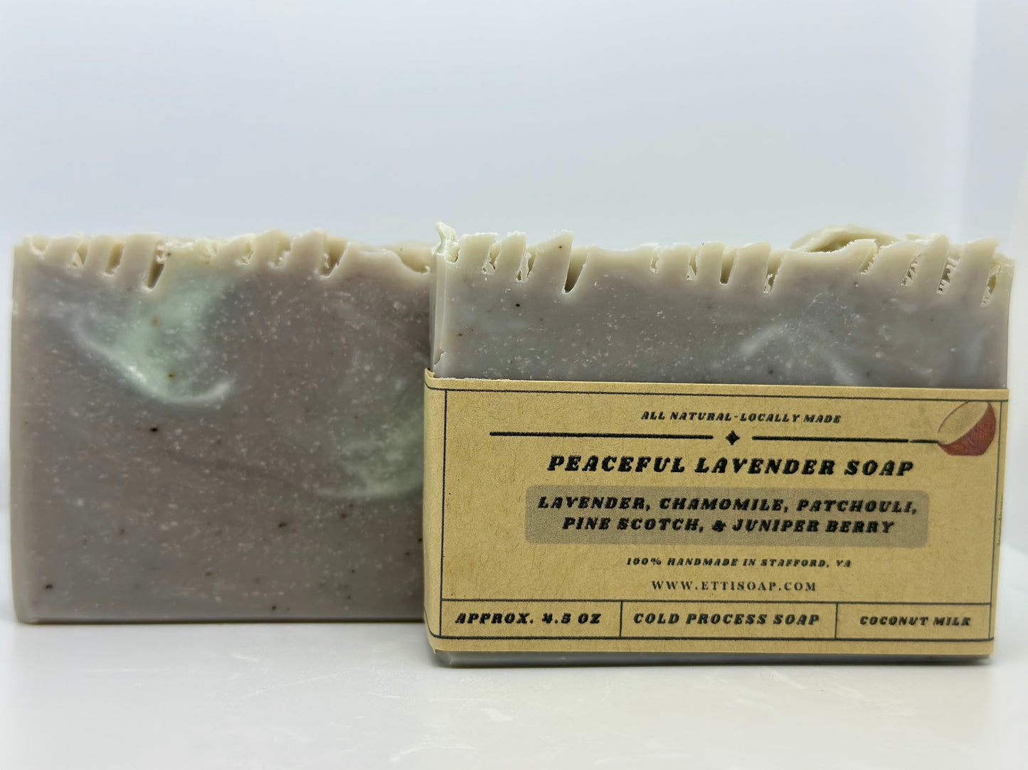 Peaceful Lavender Soap | Galaxy Swirl Edition | Chamomile & Patchouli Blend