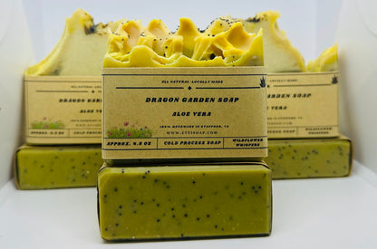 Dragon Garden Soap | Artisan soap with the aroma of whispers of wildflowers