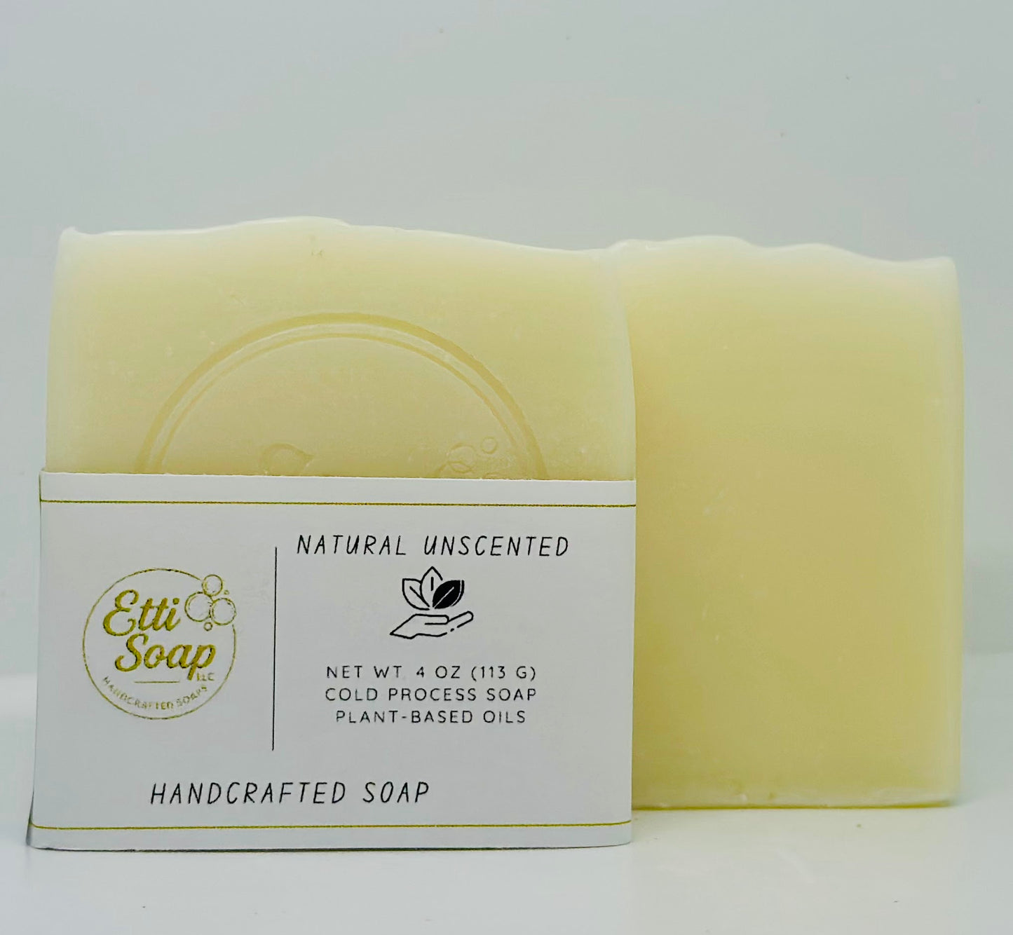 Natural Unscented Soap – Handmade Gentle Cleansing Bar