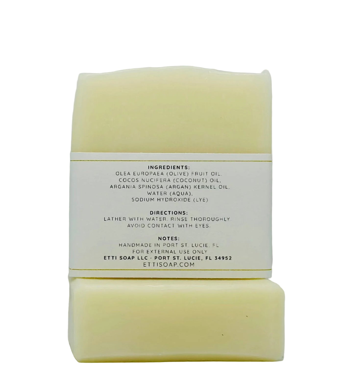 Natural Unscented Soap – Handmade Gentle Cleansing Bar