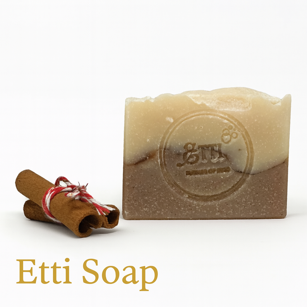 Handcrafted Mountain Man Soap Bar with rustic earthy tones – natural artisan soap by Etti Soap.