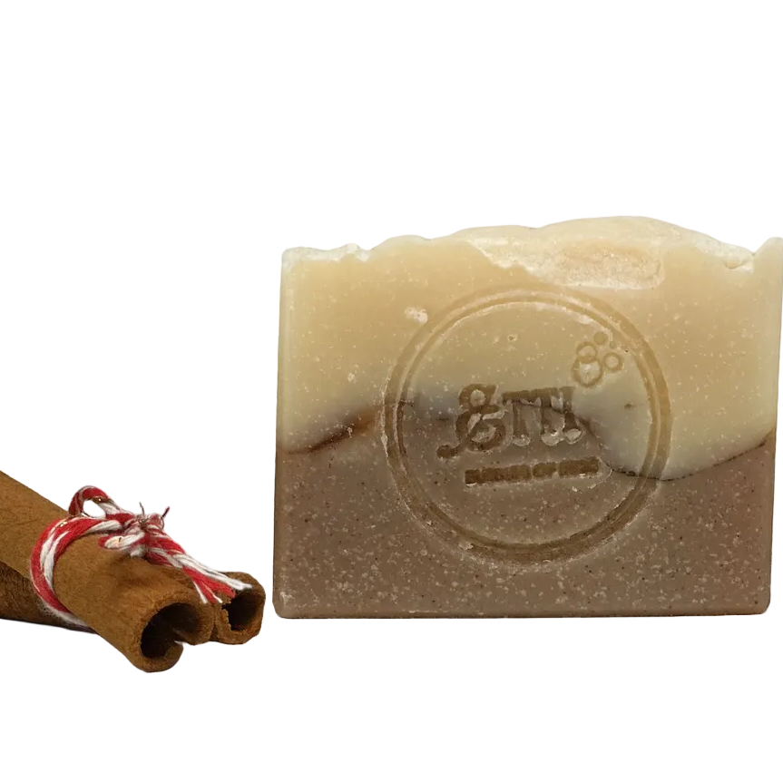 Handcrafted Mountain Man Soap Bar with rustic earthy tones – natural artisan soap by Etti Soap.