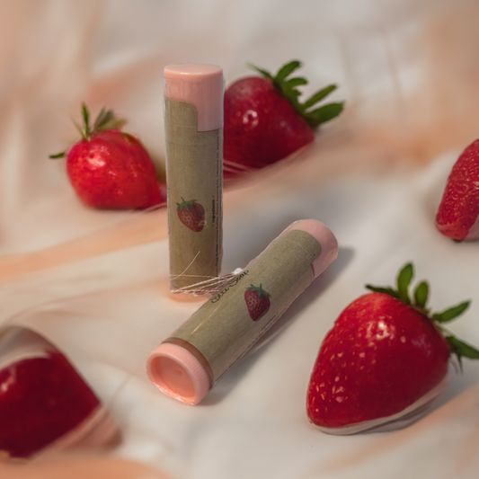 Sugared Strawberry Lip Balm | Handcrafted Natural Lip Care