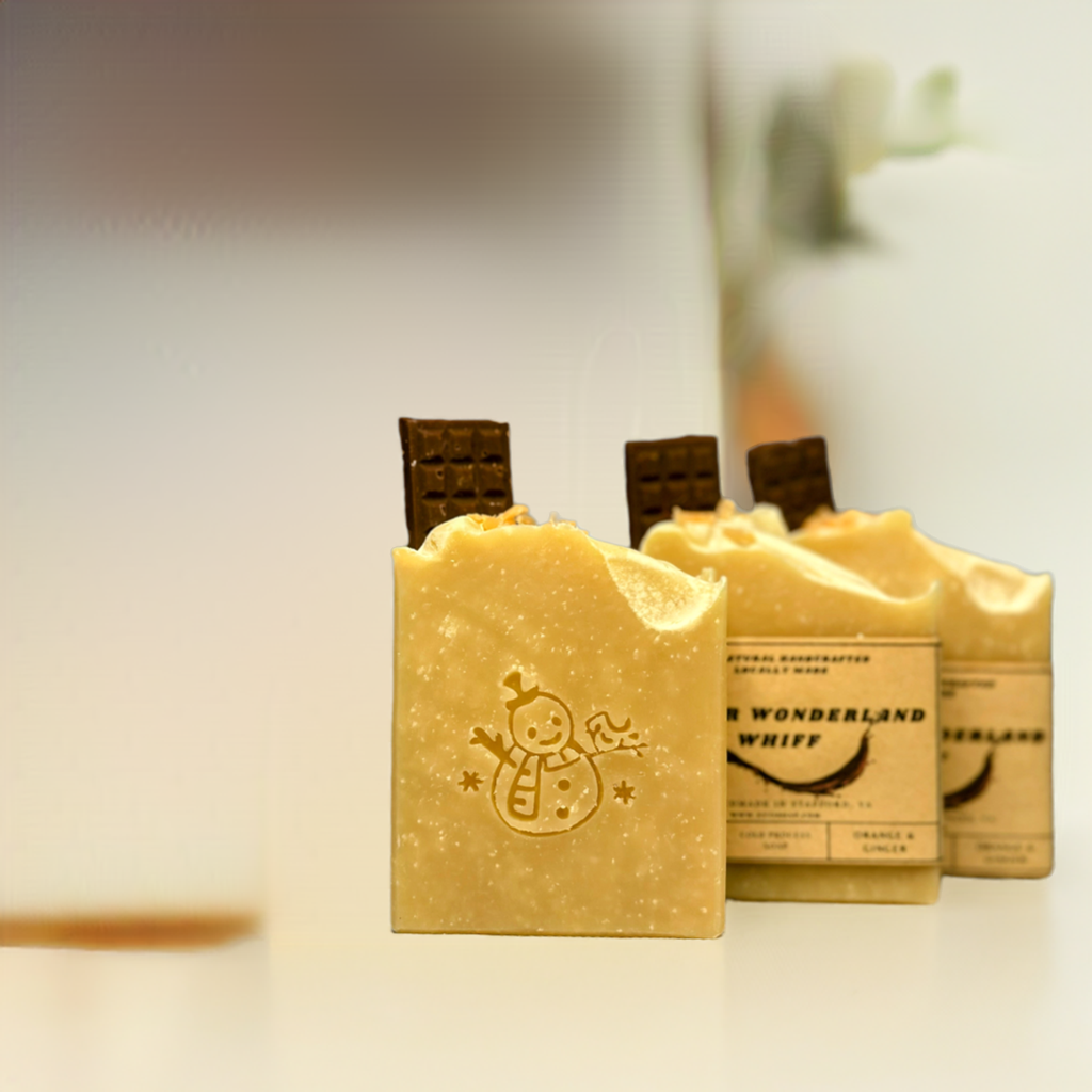 Winter Wonderland Whiff Soap | Handmade Orange & Ginger Natural Soap