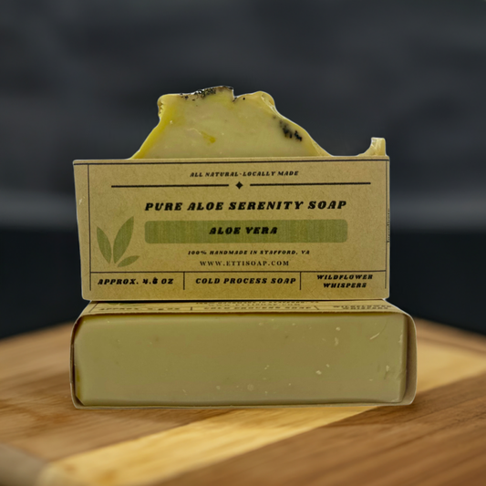 Pure Aloe Serenity Soap | Natural Cleansing with Wildflower Aroma