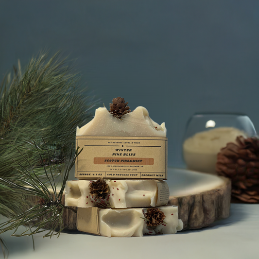 Winter Pine Bliss | Handmade Natural Soap with Refreshing Pine Scent