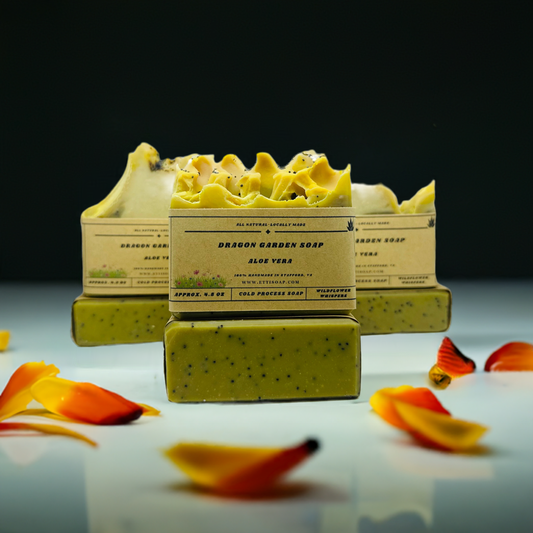 Dragon Garden Aloe Vera Soap | Artisan Soap with the Aroma of Whispers of Wildflowers