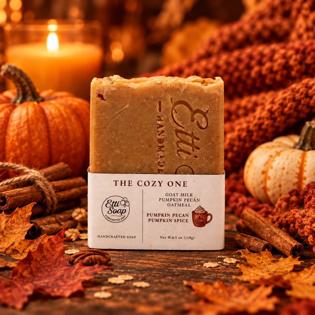 The Cozy One | Pumpkin Pecan Goat Milk Soap