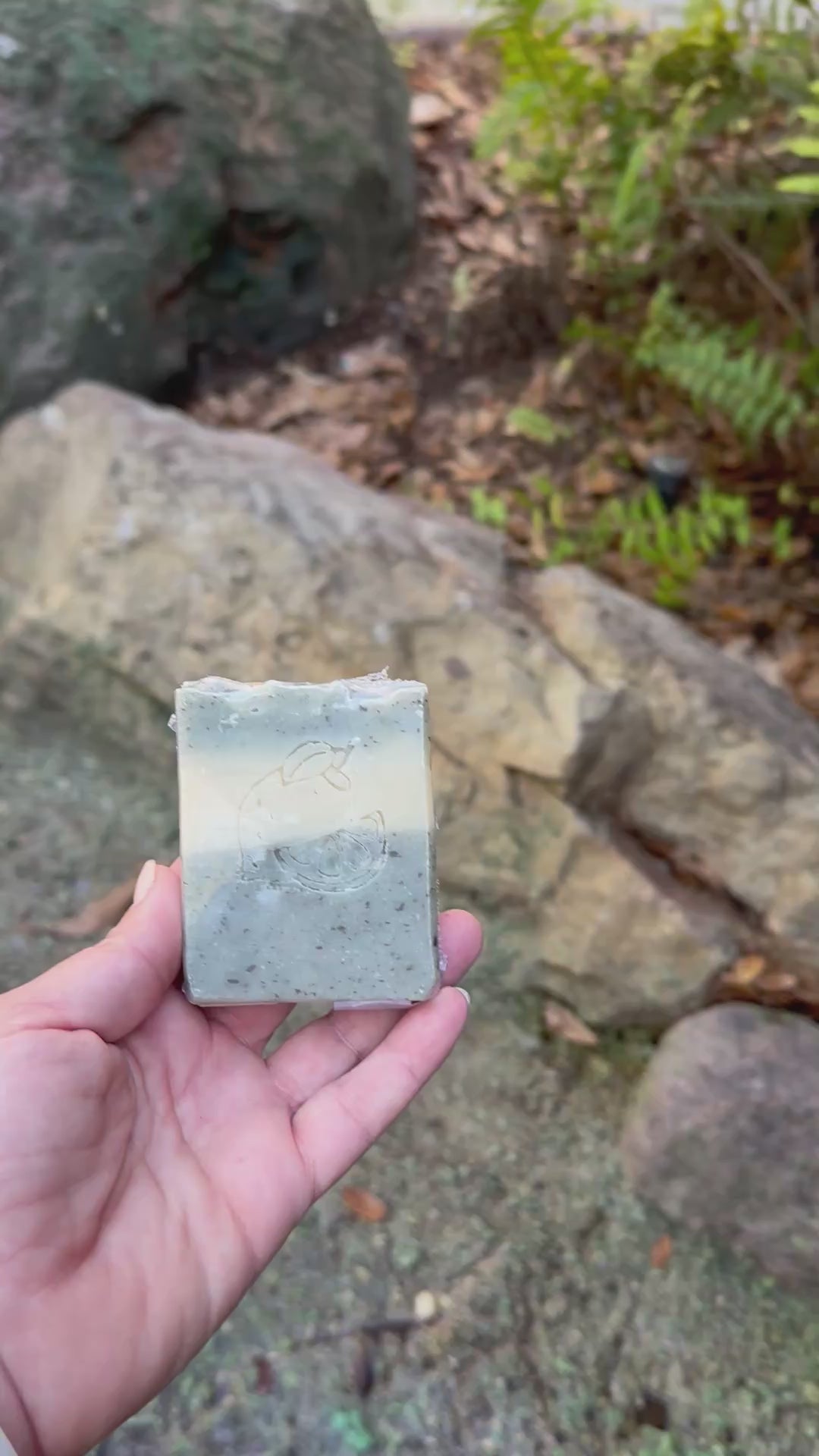 Dead Sea mud vegan soap bar with coconut cream – handmade mineral spa soap 4.5 oz